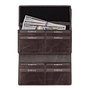 Zoozie Bags Cartera Pavia - Grey para Mujer, 100% Piel Auténtica, Gris, 19x10x2 cm